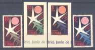 ES1220-2278TA-R38.España. Spain.Espagne.EXPOSICION  DE BRUSELAS 1958 (Ed 1220/2-1222/23sh**) Sin Charnela LUJO - Astrology