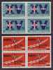 1964 TURKEY 15TH ANNIVERSARY OF NATO BLOCK OF 4 MNH ** - NAVO