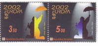 EUROPA CEPT 2002 . ( Croatia - 2. Stamps MNH** ) - 2002