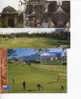 (0119) - 2 X Golf Postcard - Milbrook & Intramuros - Golf