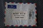 CAMEROUN EX COLONIE FRANCAISE MARCOPHILIE  ENVELOPPE LETTRE AVION AFF TIMBRE SEUL - Storia Postale