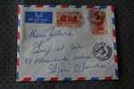CONAKRY GUINEE EX COLONIE AFRIQUE OCCIDENTALE FRANCAISE MARCOPHILIE ENVELOPPE LETTRE AVION AFF 2 TIMBRES - Other & Unclassified