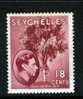 SEYCHELLES - 1949 KGVI 18C CARMINE-LAKE CHALK PAPER MM * - Seychelles (...-1976)