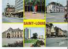 SAINT LOUIS 68 Carte Multivues Sur La Ville Editions Estel Véritable Photo - Saint Louis