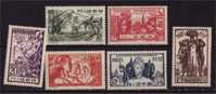 Niger   1937 N 57 à 62 Neuf X Serie Compl. - Nuovi