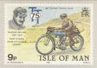 Isle Of Man-1982 Tourist Trophy Race,Charlie Collier, Unused Postcard - Motorbikes