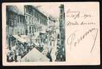 SAARUNION 1902  MARKT MARCHE  EDITEUR HARTMANN  DESTINATION LORMES NIEVRE AVEC CACHET ETRANGER - Sarre-Union