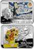 NIUE ISLAND 2007 ONE DOLLAR SILVER ENAMELED, VINCENT VAN GOGH. PROOF CONDITION - Niue