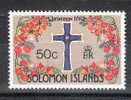 Solomon Islands   -   1983.  Croce  Entro Un  Serto  Di  Rose.  Cross In Roses Garland.  Very Fine - Rose