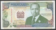 KENYA.  : Banconota 10 Schillings - 1992 - P24d - XF - Kenia