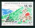 SAINT-PIERRE-ET-MIQUELON,   1992, N° 568** (Yvert Et Tellier), Patrimoine Naturel Des Iles, Vallée De Dolisée - Unused Stamps