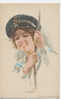 HARRISON FISHER, ALL'S WELL, EX Cond. PC, Not Mailed, Water Color Ser. No 381, R&N - Fisher, Harrison