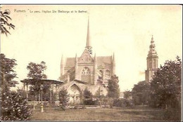 VEURNE-LE PARC-EGLISE Ste WALBURGE-BEFFROI-KIOSQUE A MUSIQUE - Veurne