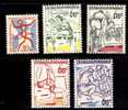 Tchécoslovaquie 1965 N°Y.T. : 1369 à 1373** - Unused Stamps