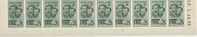 Italy-1944 Bandiera Brothers  Strip 10 MNH With Variety Color Dot - Ongebruikt