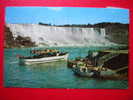 CPSM-ETATS-UNIS : A PLEASURE BOAT TAKING?? HER REGULAR TRIPS. NIAGARA-CARTE EN BON ETAT,VECU D´USAGE - USA National Parks