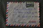 : AEF  EX AFRIQUE EQUATORIALE FRANCAISE MARCOPHILIE ENVELOPPE TIMBRE SEUL S/ LETTRE AVION MOYEN CONGO HOPITAL BRAZAVILLE - Cartas & Documentos