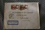 .... AFRIQUE EQUATORIALE FRANCAISE MARCOPHILIE ENVELOPPE AFF. 2 TIMBRES LETTRE AVION - Brieven En Documenten