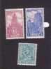 1950 India Arch Mint Stamps Set 3value SG 333-333c - Nuovi