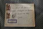 BANGUI AFRIQUE EQUATORIALE FRANCAISE MARCOPHILIE ENVELOPPE AFF. 2 TIMBRES LETTRE AVION - Lettres & Documents