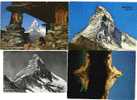 Zermatt, Cervin / Matterhorn, Lot De 4 Cartes - VS Valais