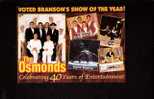 Branson - The Osmonds Celebrating 40 Years, Missouri - Branson