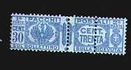 PACCHI POSTALI - 1945 - VARIETA' - Paketmarken