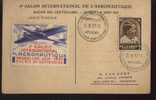 BELGIQUE...1er SALON INTER. DE L'AERONAUTIQUE...1937..... * ‹(•¿•)› - Briefe U. Dokumente
