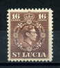 SAINT  LUCIA     1949    16c   Brown - St.Lucie (1979-...)