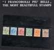 ITALIA REGNO 1884 - 1886 PACCHI POSTALI RE UMBERTO SERIE COMPLETA  USATA - Pacchi Postali