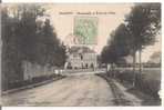 89..FLOGNY..PROMENADE ET ECOLE DES FILLES......2 SCANS..1906 - Flogny La Chapelle