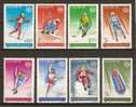 Roumanie 1987 /  Olympic Games - Calgary / 8 Val - Unused Stamps