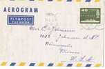 Aerograma STOCKHOLM (Suecia) 1958 - Lettres & Documents