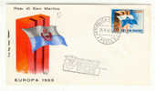 San Marino - Busta Fdc Europa CEPT 1963 - 1963