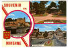 {35708} 53 Mayenne Souvenir De Mayenne , Multivues ; Château , Pont Notre Dame , Jardin ; Ed Artaud N° 104 (différente) - Mayenne