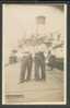 HARPENDEN, SAILORS ON THE SHIP, STEAMER , OLD  POSTCARD - Hertfordshire