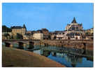 {35723} 53 Mayenne Mayenne , Les Bords De La Mayenne , Le Château Et La Basilique ; Pont ; Ed Artaud N° 9 - Mayenne