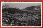 V114 Villars, Les Diablerets Et Les Argentines. Cachet Gryon 1955.Perrochet 3538 - Gryon