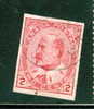 1903 2 Cent King Edward VII, Imperf Single  #90a - Oblitérés