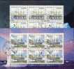 #Greenland 1998. NORDEN. Sailships. Sheetlets From Booklet. Michel 327-28x. Cancelled(o) - Blocks & Sheetlets