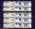 #Greenland 2002. Christmas. Sheetlets From Booklet . Michel 391-92. Cancelled(o) - Blokken