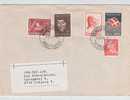 Denmark Cover With More Different Stamps 31-7-1992 - Briefe U. Dokumente