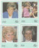 Fiji-1998 Diana Set 4 MNH - Fidji (1970-...)