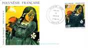 FDC POLYNESIENNE  PAUL GAUGUIN : "Vahine No Te Vi" La Vahiné à La Mangue - Impressionismo