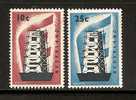 EUROPA-CEPT - NETHERLANDS  1956 Yvert # 659/660 - MINT (LH) - #659 Light Adherence Mark - 1956