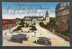 TOP!! DARMSTADT * ERNST LUDWIG-PLATZ MIT STRASSENBAHNEN UND PFERDEDROSCHKEN * FELDPOSTKARTE  * 1917 **!! - Darmstadt