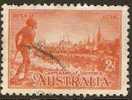 AUSTRALIA - Used 1934 2d Victorian Centenary, Perf 10½ - Gebraucht