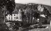 48 MEYRUEIES Tour Et Pont De L'horloge La Jonte Dominee Par Le Rocher De La Vierge - Meyrueis