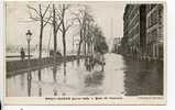 CPA 75.-PARIS Inondé .15e Quai De Grenelle - Janvier 1910. -CRUE DE LA SEINE.-personnage En Voiture à Cheval.-MOD 280 C - Arrondissement: 19