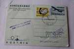 1976 OSTERREICH AIR LETTER AEROGRAMME BY AIR MAIL PAR AVION1ER VOL ERSTFLUGWIEN-KARACHI DER SWISSAIR - Otros & Sin Clasificación